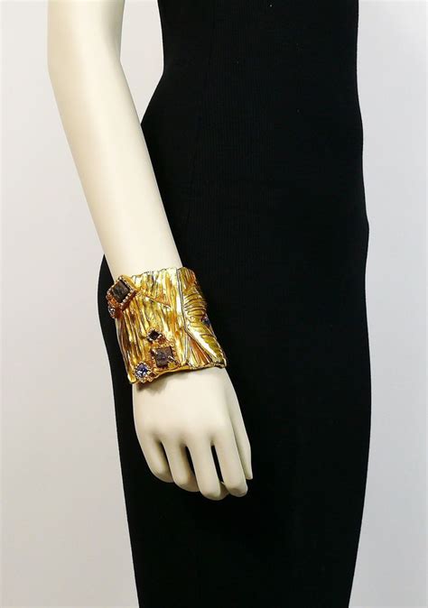 yves saint laurent bracciali|CUFFS AND BRACELETS .